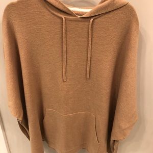Loft Camel Poncho Sweater